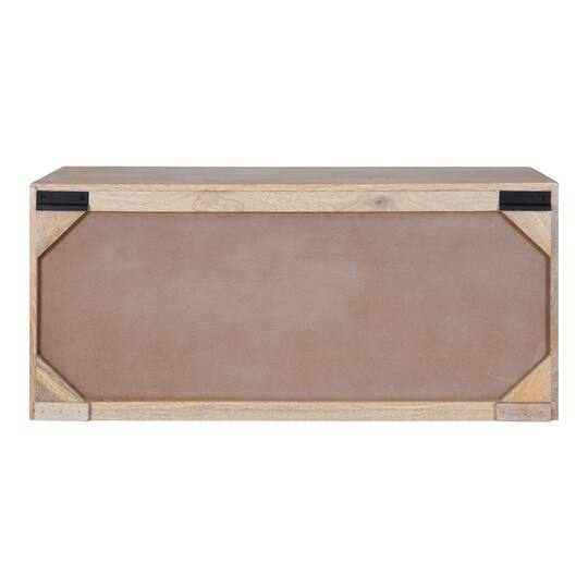 Kate and Laurel Mezzeta Decorative Wood Wall Cabinet